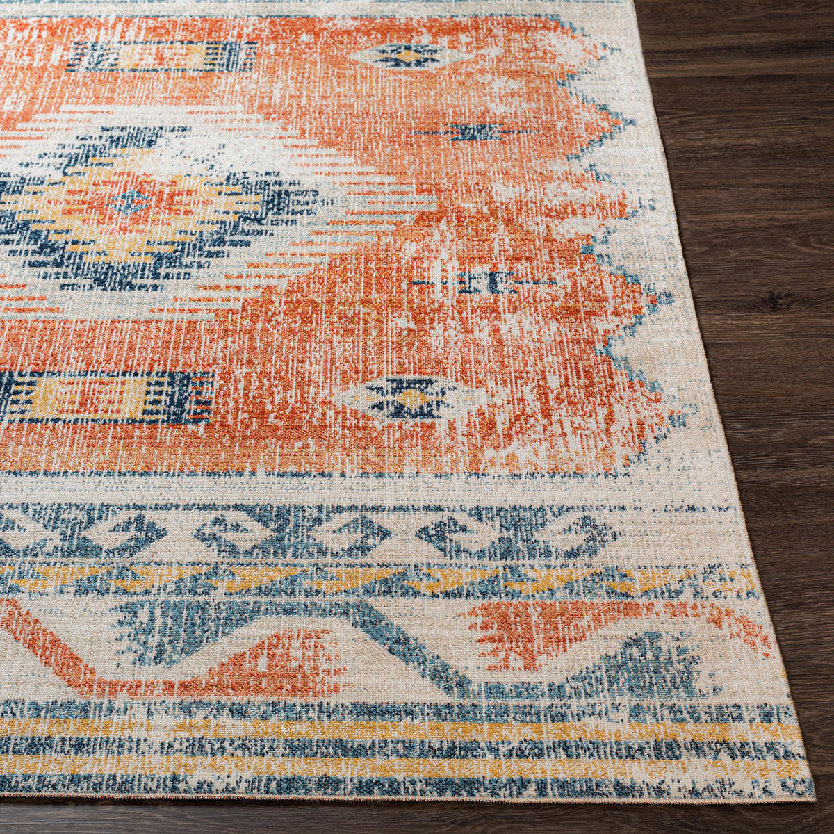 VINTAGE-TEPPICH Nawel 200/275 cm Dunkelorange - Dunkelorange, Textil (200/275cm) - LIVABLISS