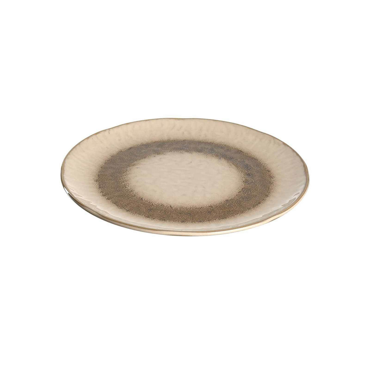 GESCHIRRSET Matera anthrazit-beige 6er Set - Anthrazit/Beige, Keramik (1/1/1cm) - Leonardo Living