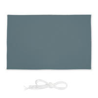 SONNENSEGEL - Blaugrau, Textil/Metall (300/200cm) - Relaxdays