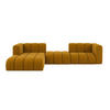 ECKSOFA L-Form Grand L 319 cm, Veloursstoff Salvador, Gelb, Links - Gelb, Holz (319/179cm) - Kaiser Möbel