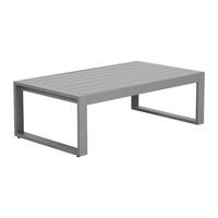 GARTENBEISTELLTISCH - 110 cmcm x 61.2 cmcm - Metall - Taupe - MOLOKAI - Taupe, Metall (61.2/110/35.5cm) - Vente-Unique
