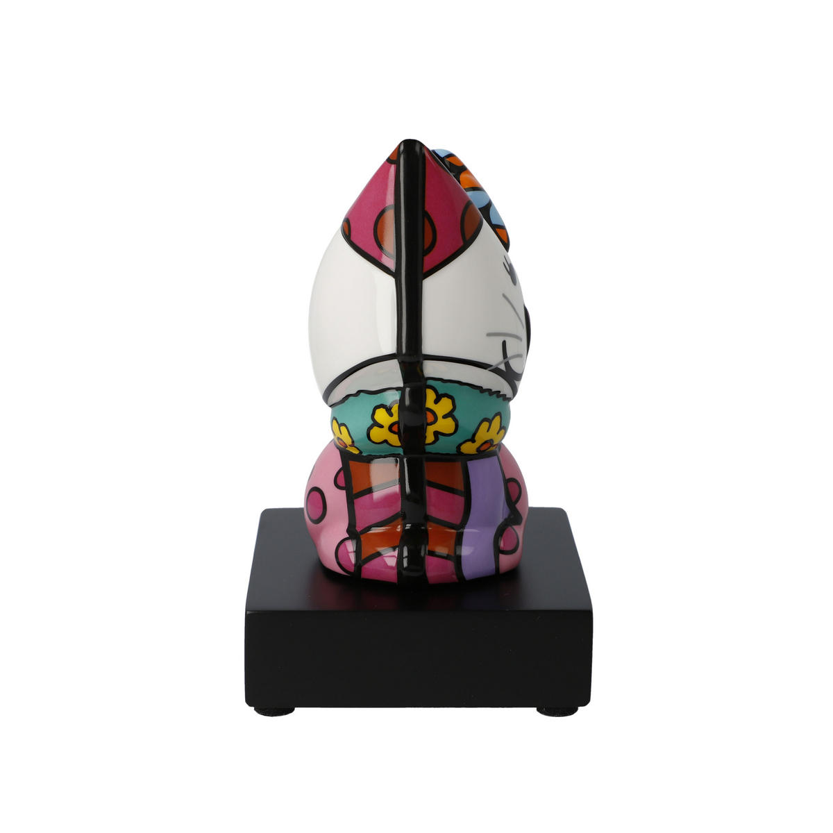DEKOFIGUR Romero Britto Flowing, Porzellan, Bunt, 14.5 cm - Multicolor, Keramik (8.5/14.5/9.5cm) - Goebel