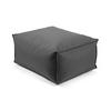 OUTDOOR POUF Der Ruhestifter - Anthrazit, Textil (60/25/45cm) - Mokebo