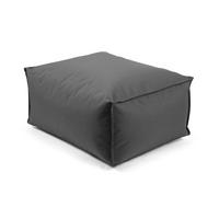 OUTDOOR POUF Der Ruhestifter - Anthrazit, Textil (60/25/45cm) - Mokebo
