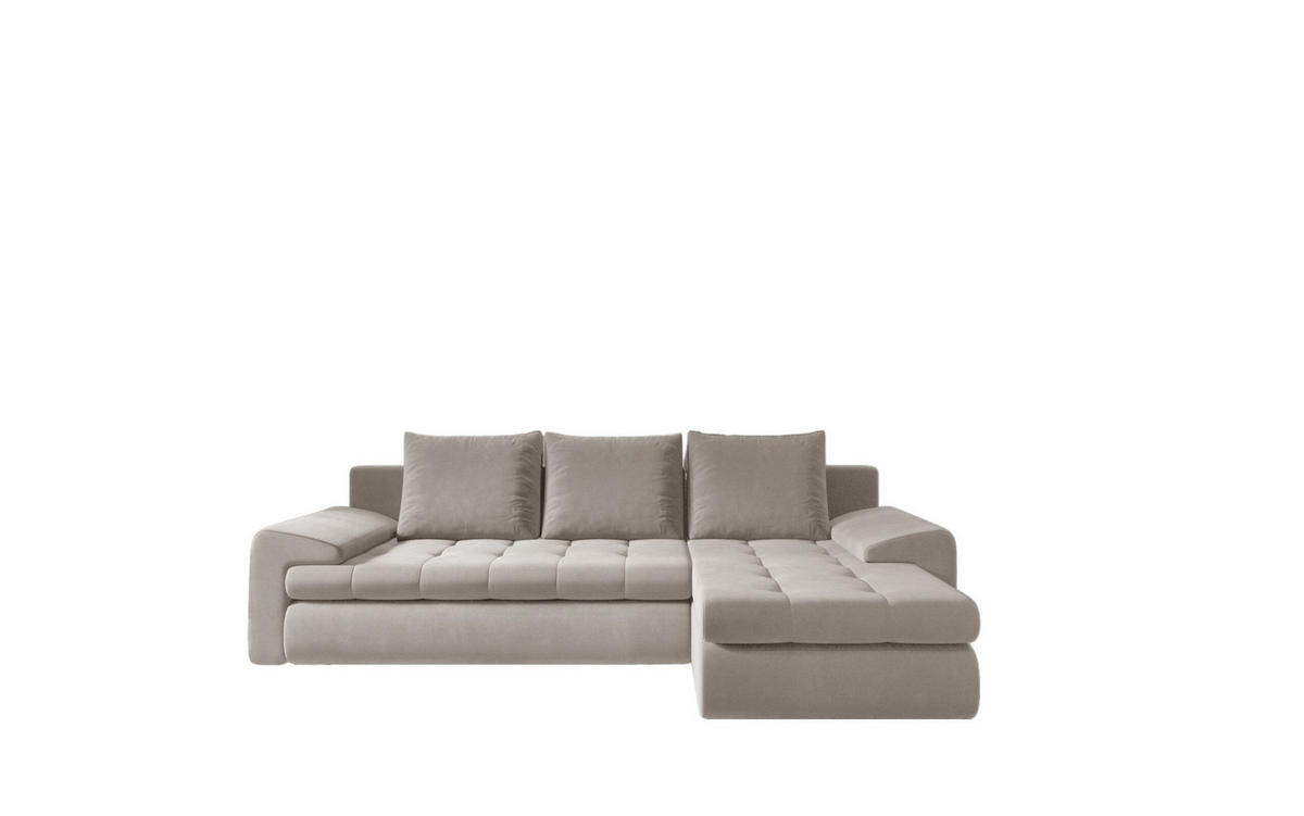 ECKSOFA TOMI Castel KaltesBeige Rechts - Ecru, Holz (237/150cm) - Kaiser Möbel