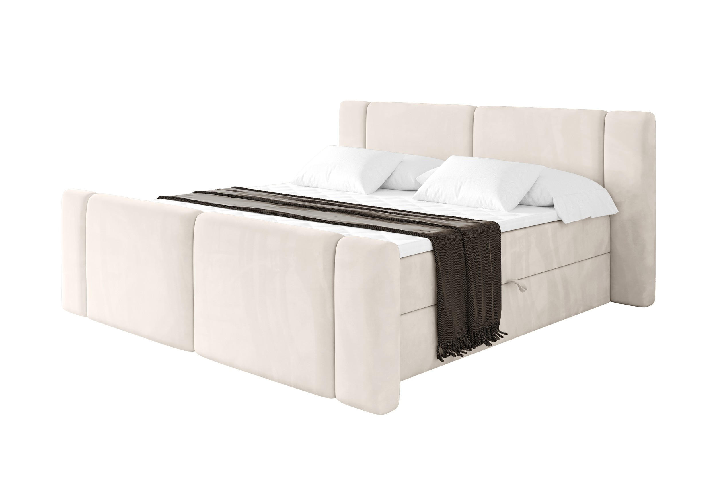 ALTDECOR POSTEL boxspring s matrací H4 - EVON Zanozek - 120x200 cm Béžová