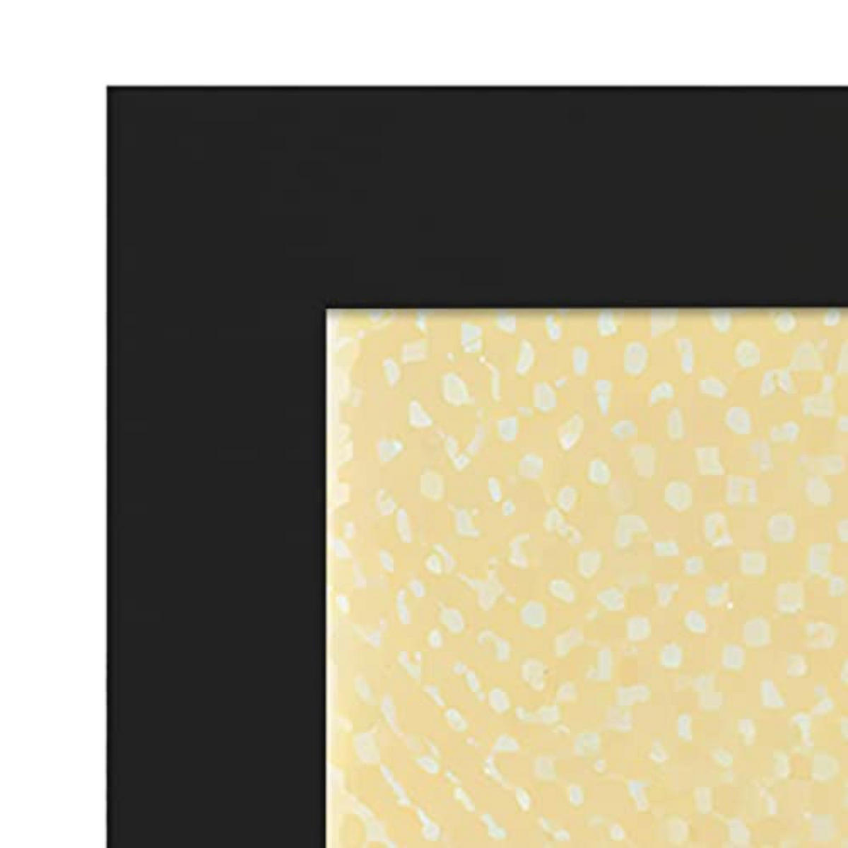 POSTER Set mit 4 Abstrakt Wellen Moderne Galaxien A3 Schwarzer Rahmen - Schwarz, Papier (29.7/3cm) - Nacnic