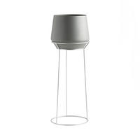 BLUMENTOPF Slownes - Grau, Metall (25/70cm) - home&you