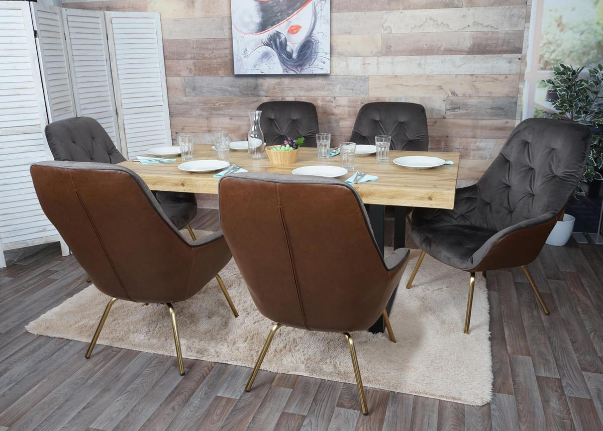 ESSZIMMERSTUHL Braun - Braun, Textil (68/98/79cm) - MCW