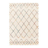 TEPPICH Shaggy weich voluminös beige - Beige, Textil (120/170cm) - AFK Living