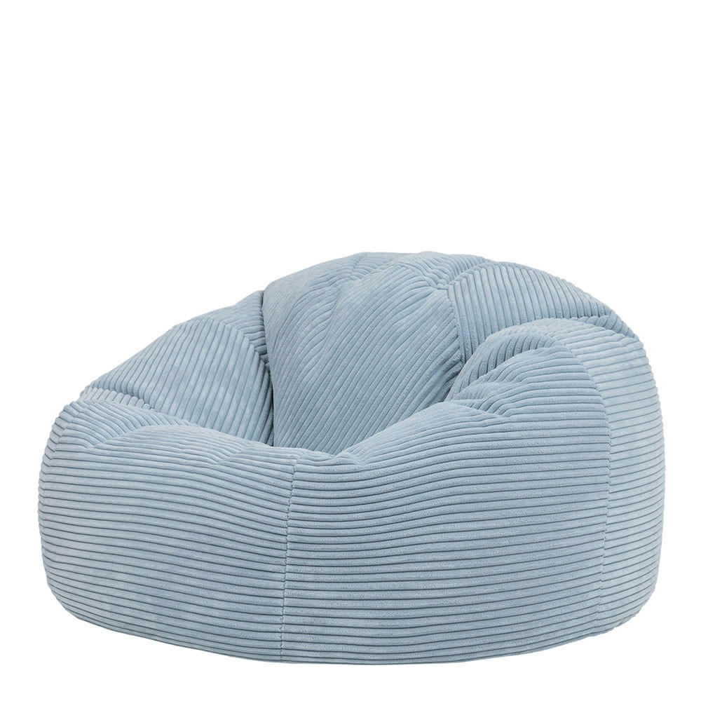 SITZSACK Klassisch , Cord - Hellblau, Textil (85/50/85cm) - icon