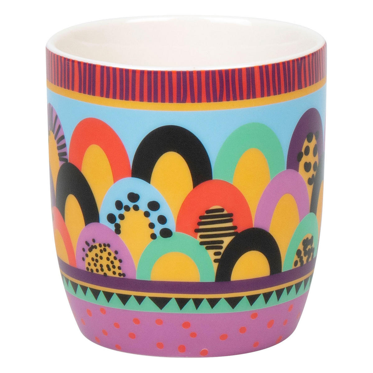 KAFFEEBECHER Exotic summer - bright - Naturfarben, Keramik (0.2L) - Könitz