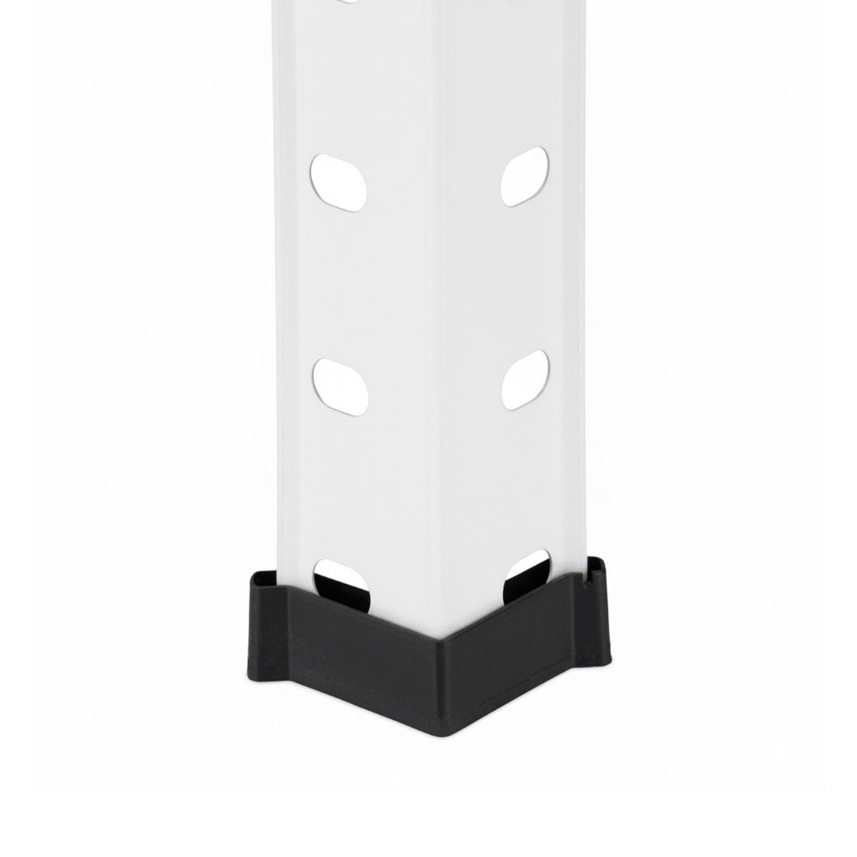 LAGERREGAL - Weiß, Kunststoff/Metall (75/150/30cm) - Relaxdays