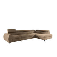 ECKSOFA Toronto Xl - Beige, Holzwerkstoff/Textil (340/200cm) - Fun Möbel