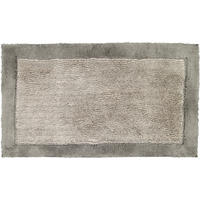 BADTEPPICHE LUXURY HOME TWO-TONE 590 GRAPHIT - 70 - Grau, Textil (70/120cm) - Cawö