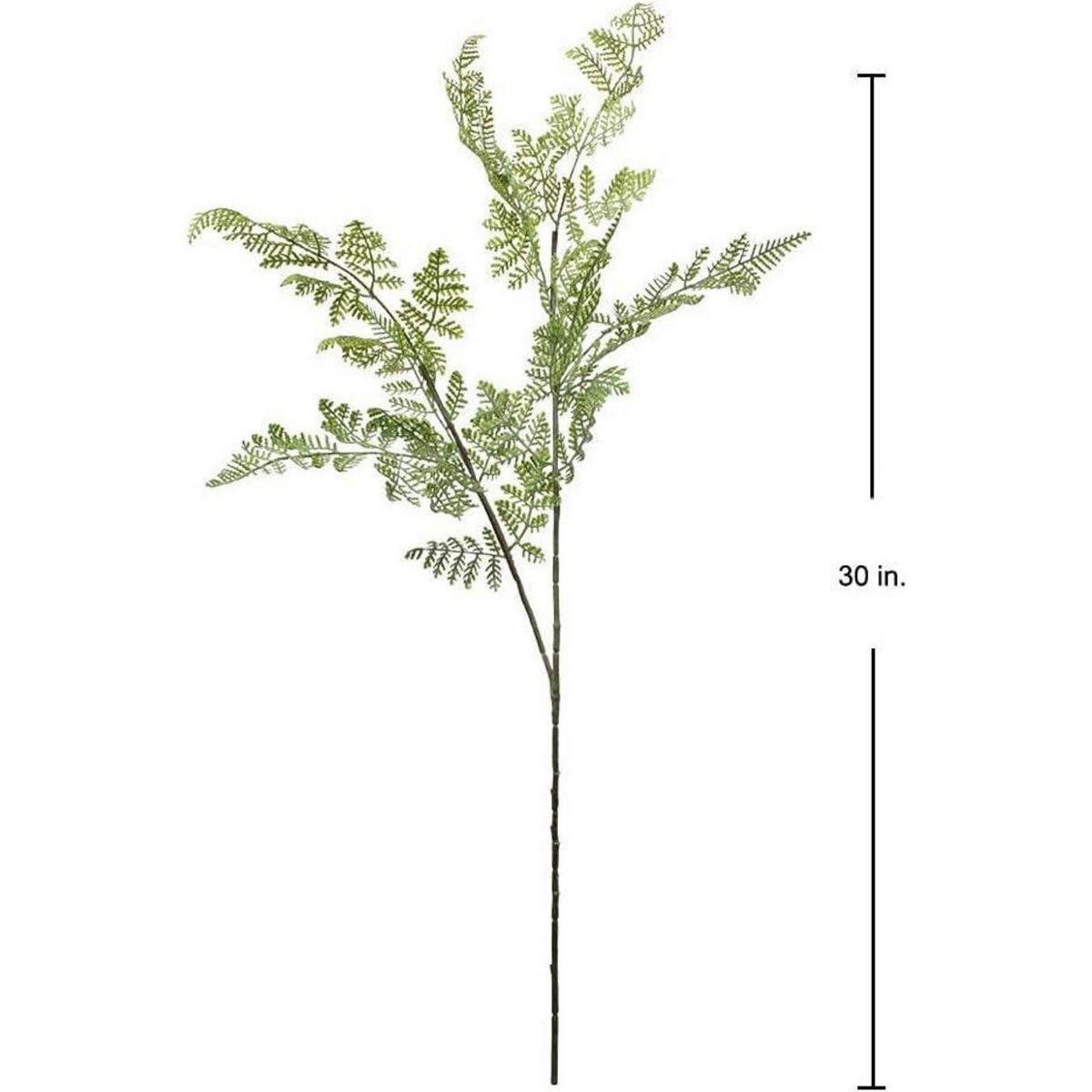 KUNSTPFLANZE Farnzweig 76 cm - Grün, Kunststoff (1cm)