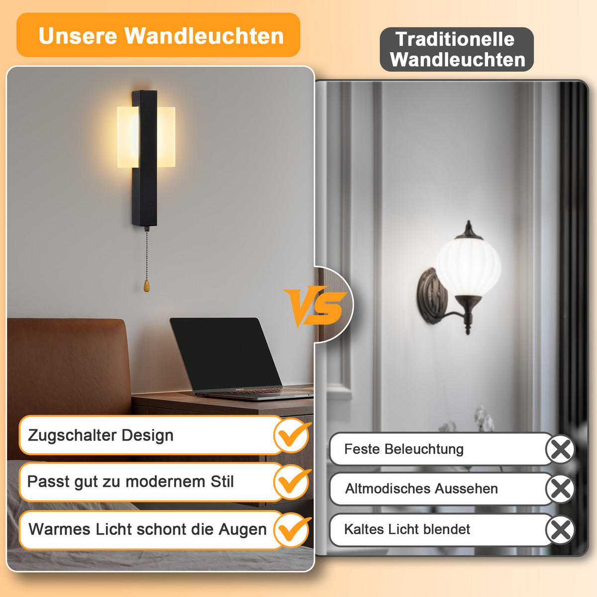 LED-WANDLEUCHTE Glistening 27.5/12/4.5 cm - Schwarz, Metall (12/4.5/27.5cm) - ZMH