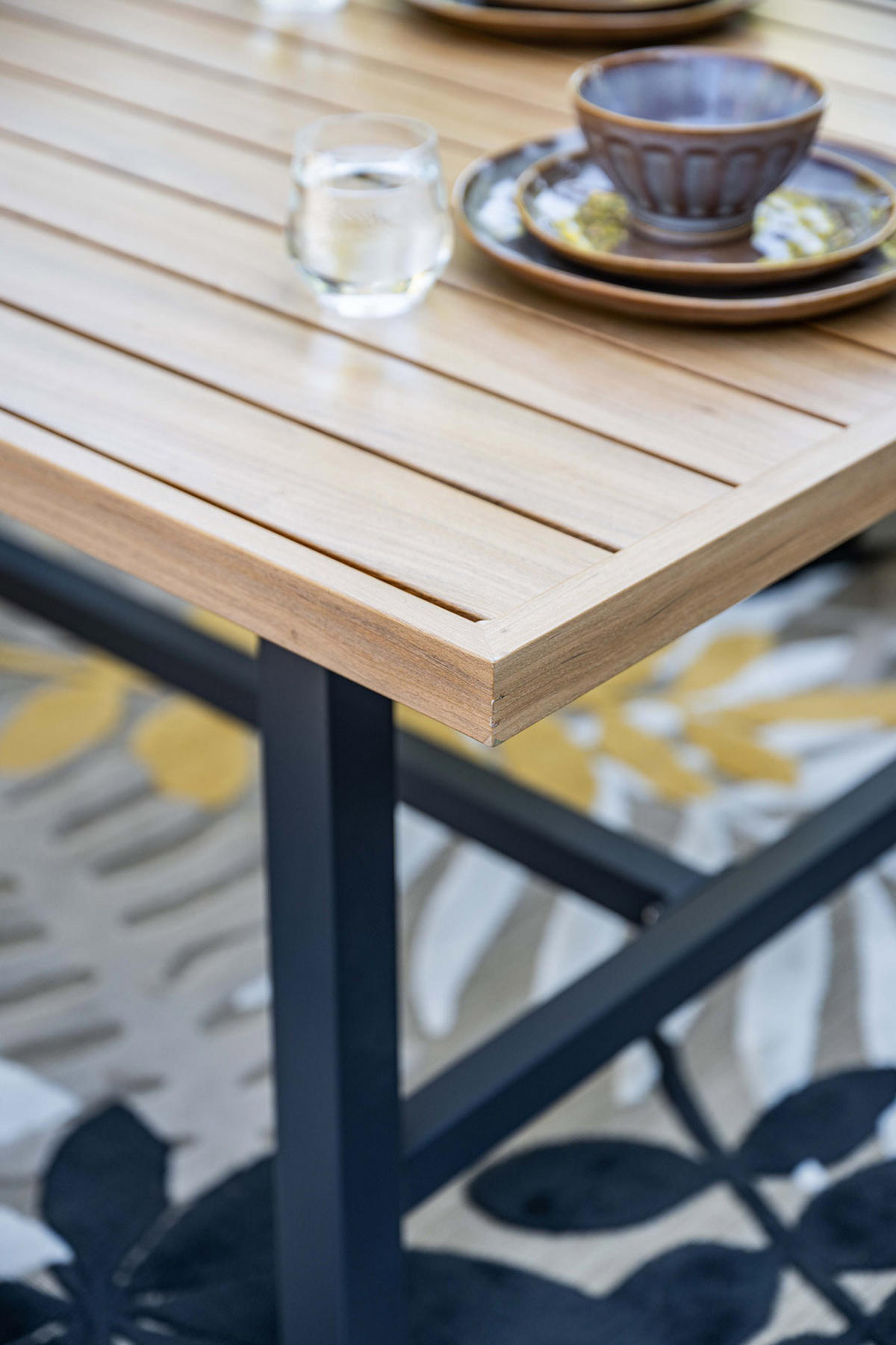 GARTENLOUNGESET Elati 5-teilig, Premium Dining Ecklounge Set, Gartenmöbelset - Anthrazit, Metall - GARDEN IMPRESSIONS