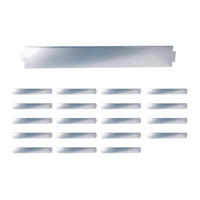 RASENKANTE Silber verzinkter Stahl flexibel Länge 20 m - Silberfarben, Metall (100/15/0.05cm) - Relaxdays