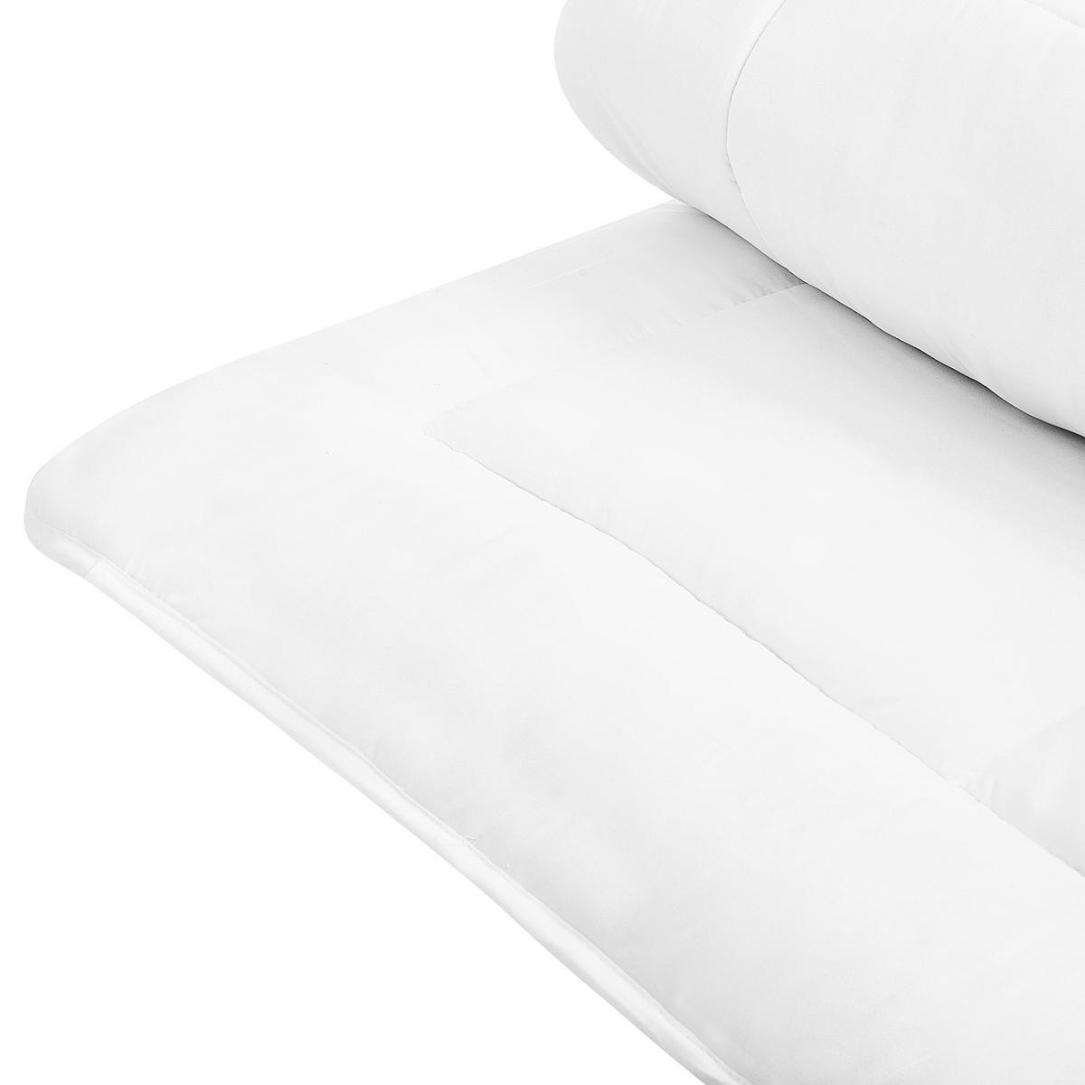 PŘIKRÝVKA Polyester Extra Teplá 200/220 cm Lemberg - bílá, textil (200/220cm) - Beliani