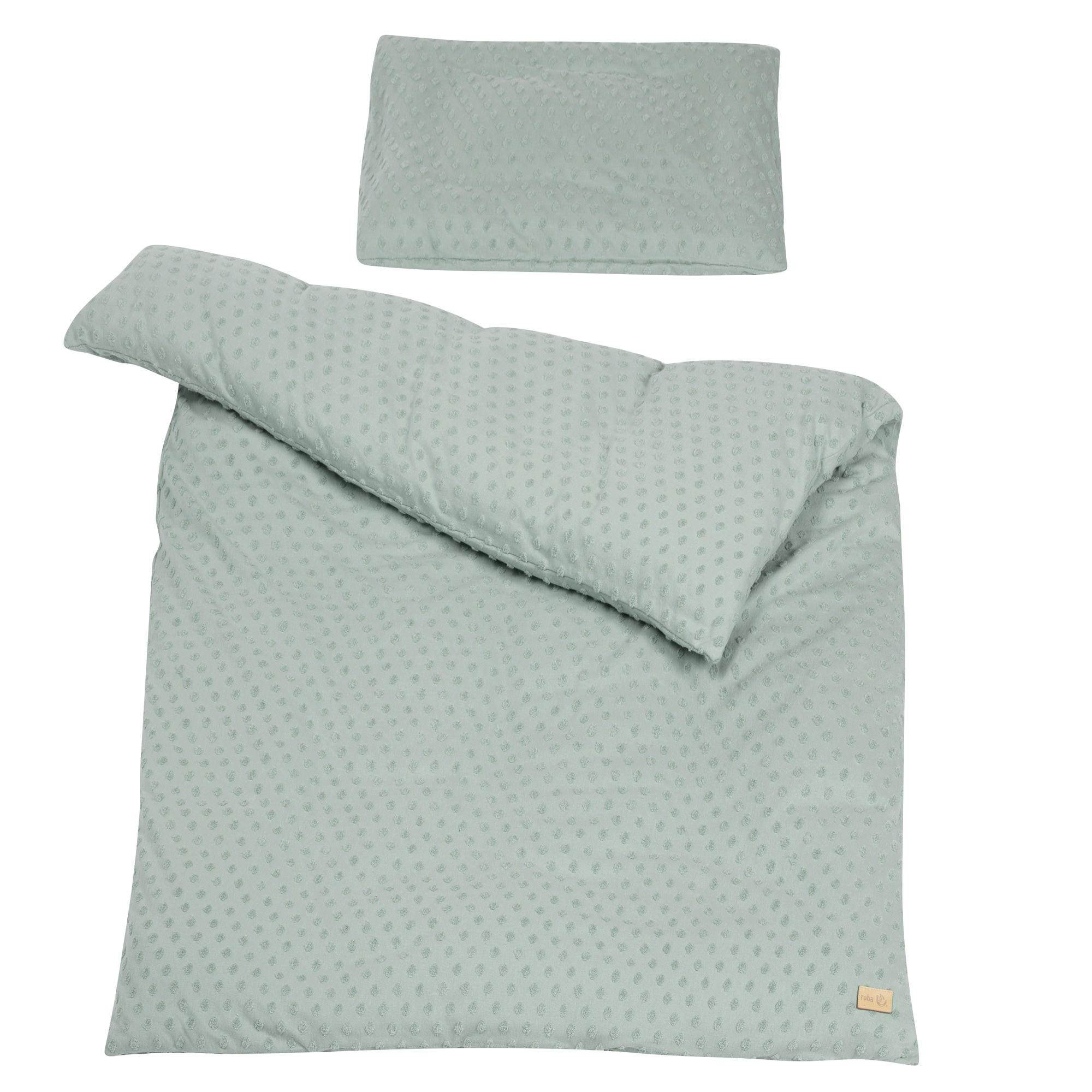 BABYBETTWÄSCHE Lil Planet 100x135 cm frosty green - Grün, Textil (100/135cm) - Roba