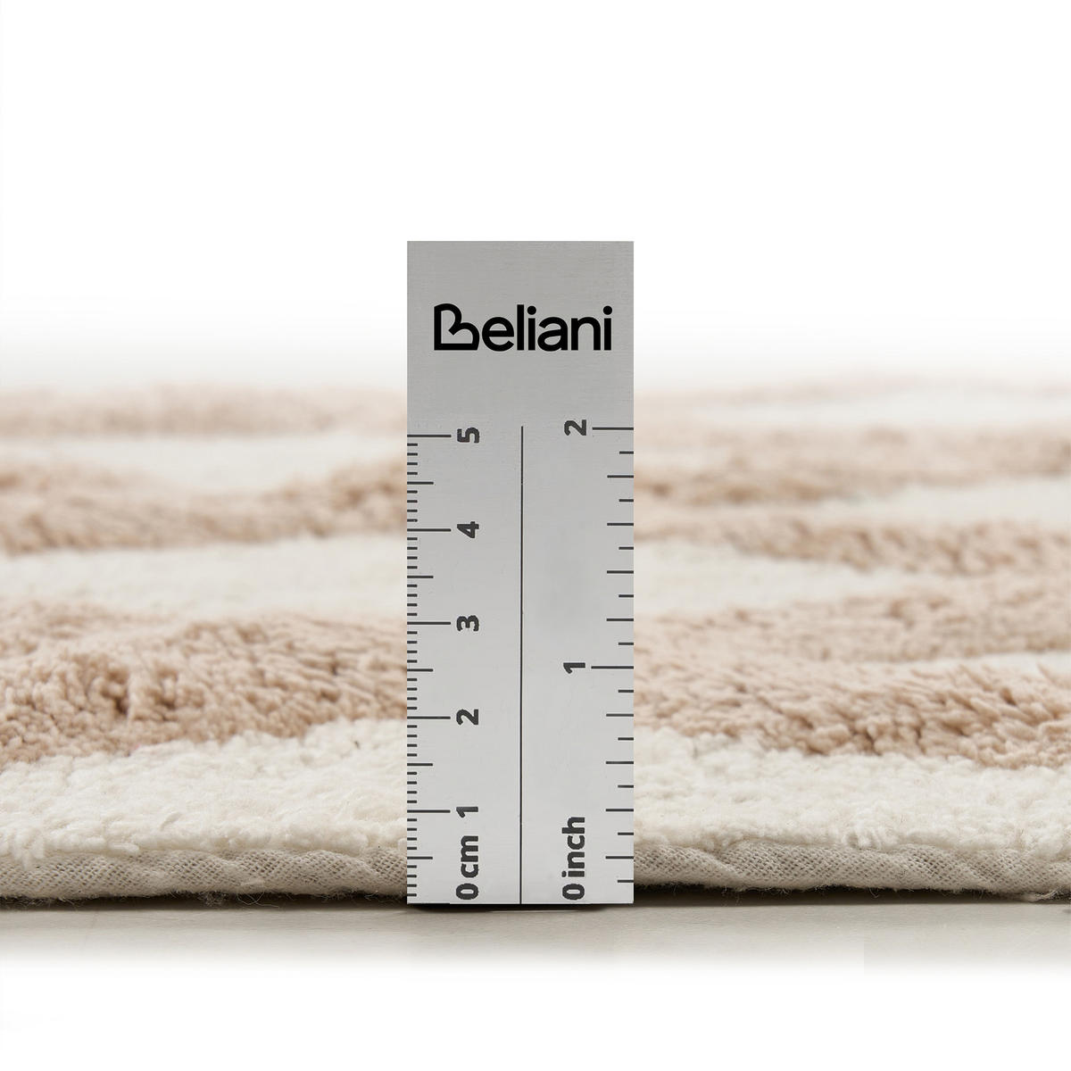 DĚTSKÝ KOBEREC Světle béžový 60/90 cm Bavlna Punsari - béžová, textil (60/90cm) - Beliani