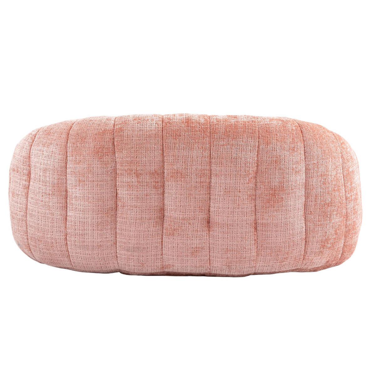 SITZSACK Chenille, Sofa mit 2 Kopfkissen,XXL Lounge-Sofa,Rosa - Rosa, Textil (145/63/95cm) - LVHOM