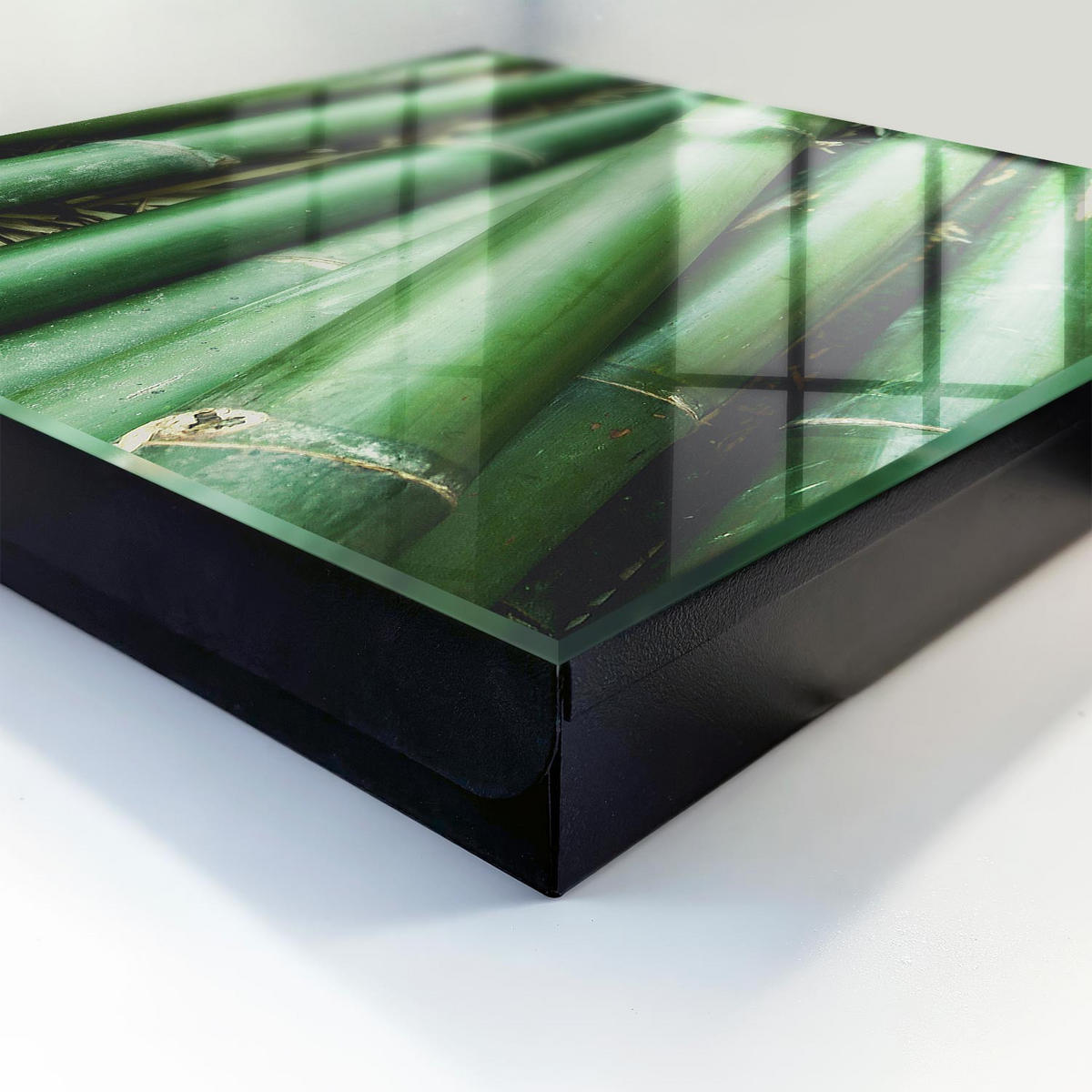 SCHLÜSSELBOX Schwarz 30x30 cm- Türöffnung nach rechts - Grüner Frieden - Grün, Metall (30/30/5cm) - TULUP