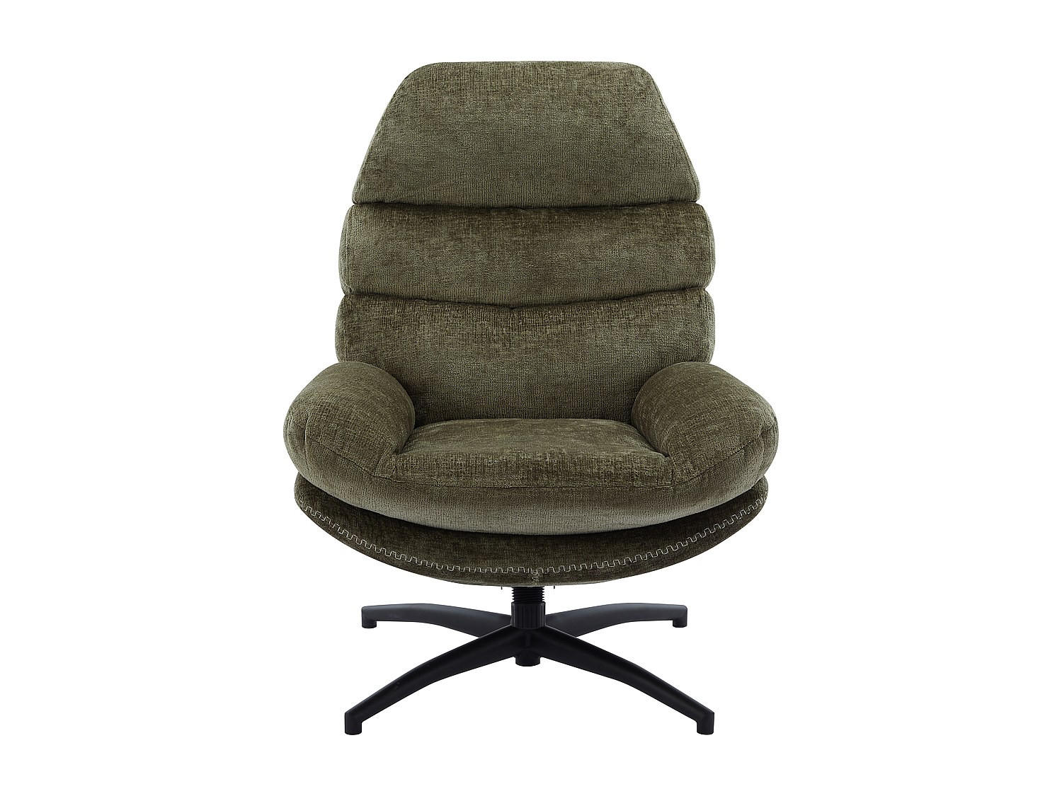 SESSEL mit gerader Rückenlehne - 1 Person - Stoff - Grün - - Grün, Textil (78/99/93cm) - Vente-Unique