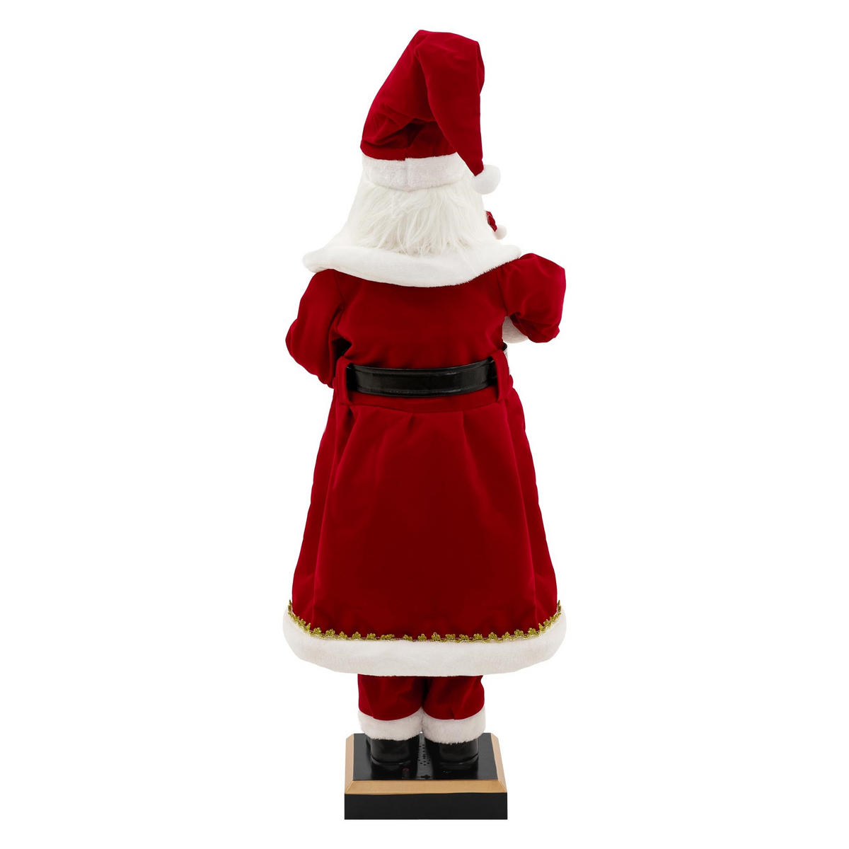 WEIHNACHTSMANN DEKOFIGUR 120 cm mit LED Licht, Bewegung und Sound - Multicolor, Kunststoff (42/120/37cm) - ECD-Germany