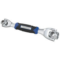 STECKSCHLÜSSEL Universal, 8-in-1, aus Metall - Silberfarben, Metall (25/4.8/3.5cm) - Westfalia