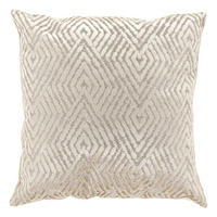 KISSEN Nina - Grau - 45/45/ cm - Grau, Textil (45/45cm) - Unique Living