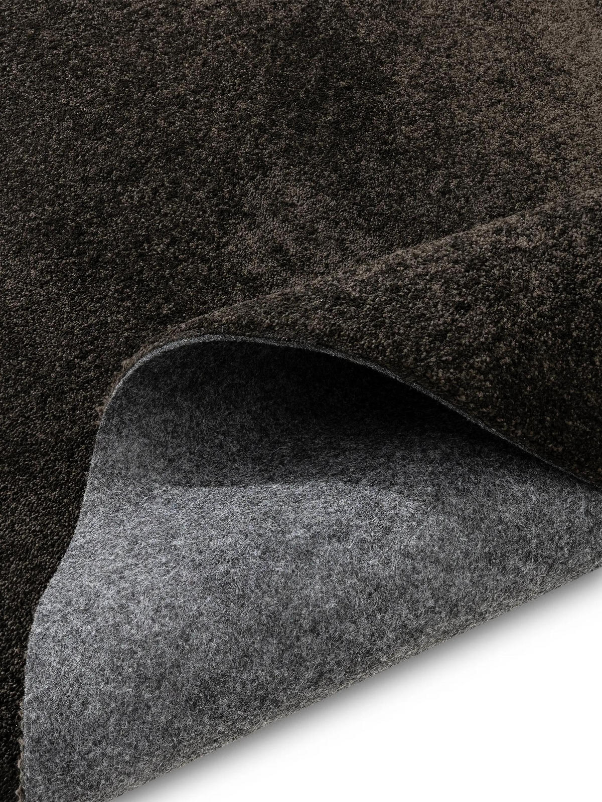 PRATELNÝ koberec Nina Antracit ø 200 cm kulatý - antracitová, plast/umělá hmota (200/200cm) - benuta Nest