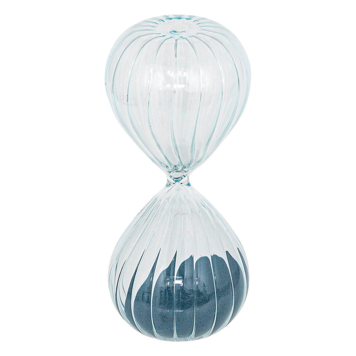 SANDUHREN Sabi 15 cm, 3er-Set - Blau, Glas (6.3/6.3/14cm) - Atmosphera Createur d´interieur