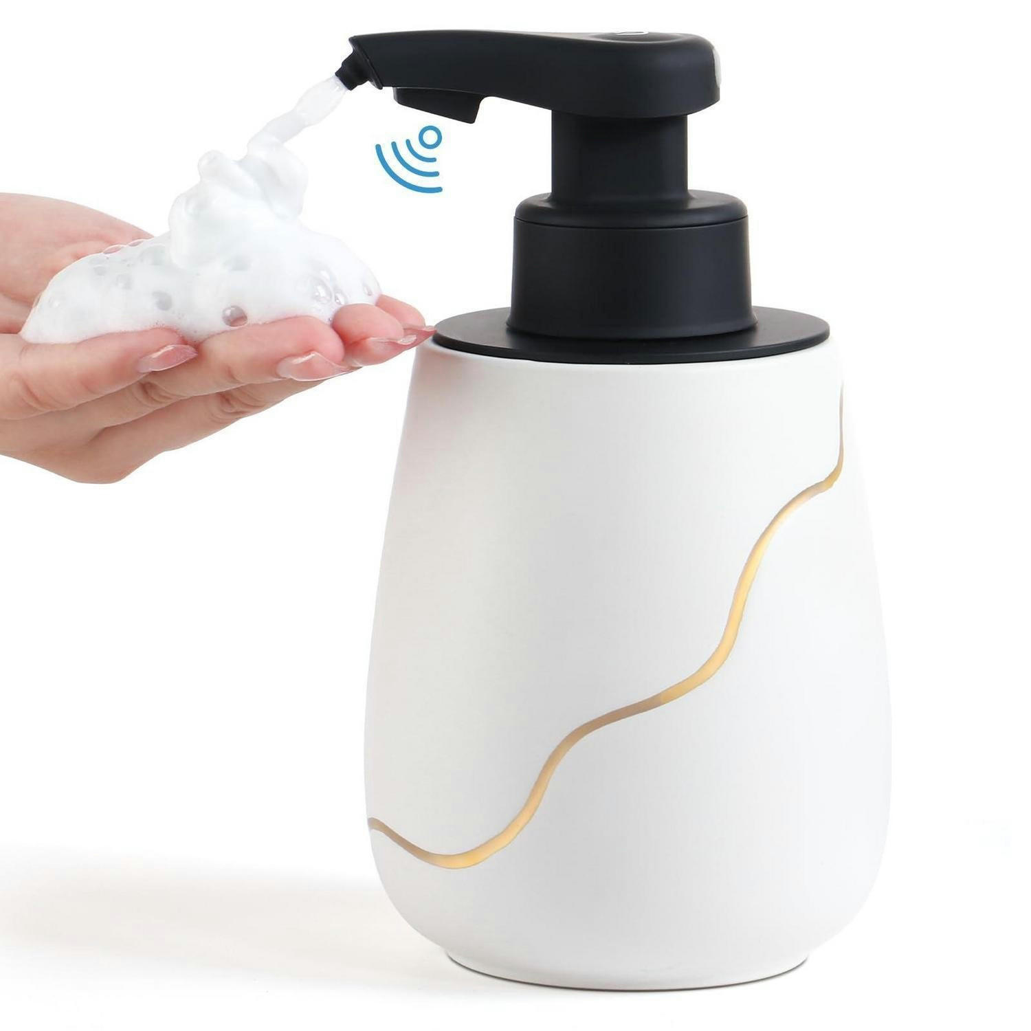 SCHAUMSEIFENSPENDER Automatisch Keramik Weiß mit Sensor - Weiß, Keramik (9/17/10cm)