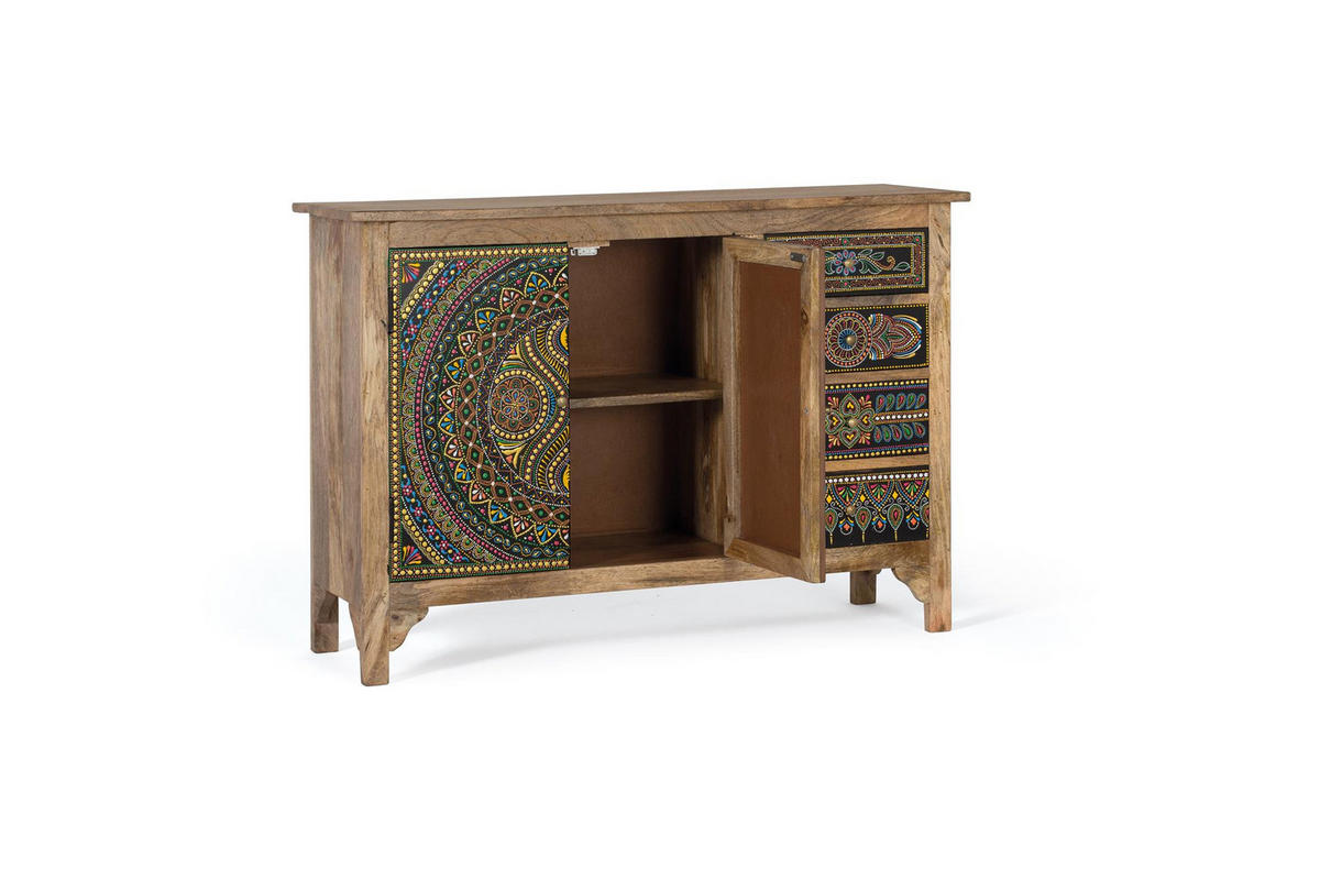 SIDEBOARD aus Mangoholz - Braun, Holz (33/73/107cm) - Giner y Colomer