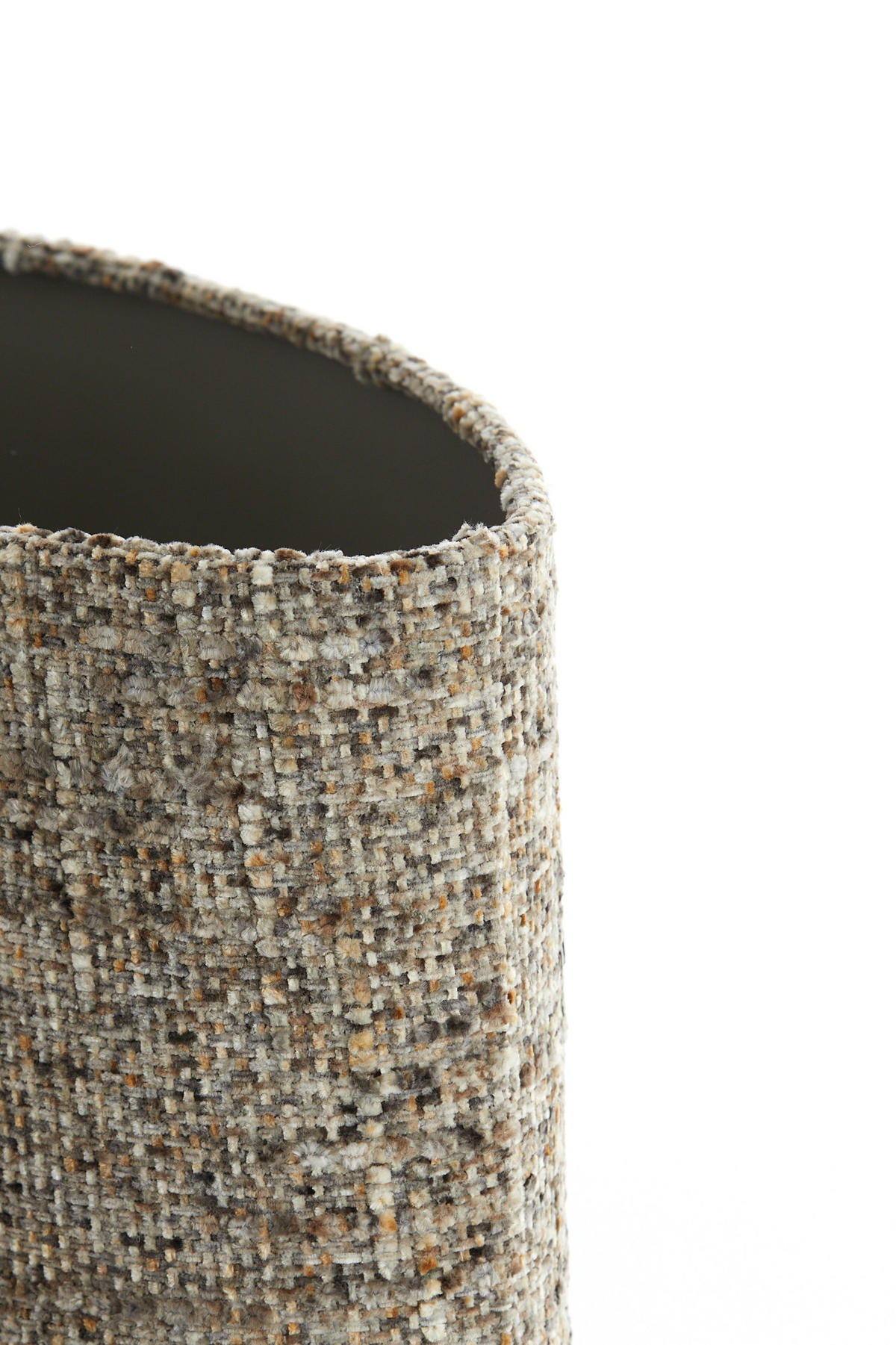 LAMPENSCHIRM Osire Grau 38/17.5/28 cm - Grau, Textil (38/17.5/28cm) - Light & Living