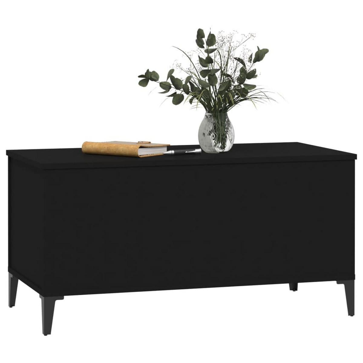 COUCHTISCH Schwarz 90x44,5x45 cm Holzwerkstoff - Schwarz, Holzwerkstoff (90/44.5/45cm) - furnicato