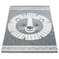 KINDERTEPPICH 160/220 cm Tweet 467 - Grau, Textil (160/220cm) - Paco Home