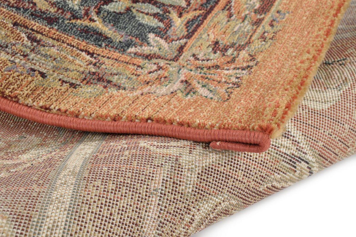 WEBTEPPICH Gabiro 856 140x200 cm - Rostfarben, Textil (140/200cm) - THEKO