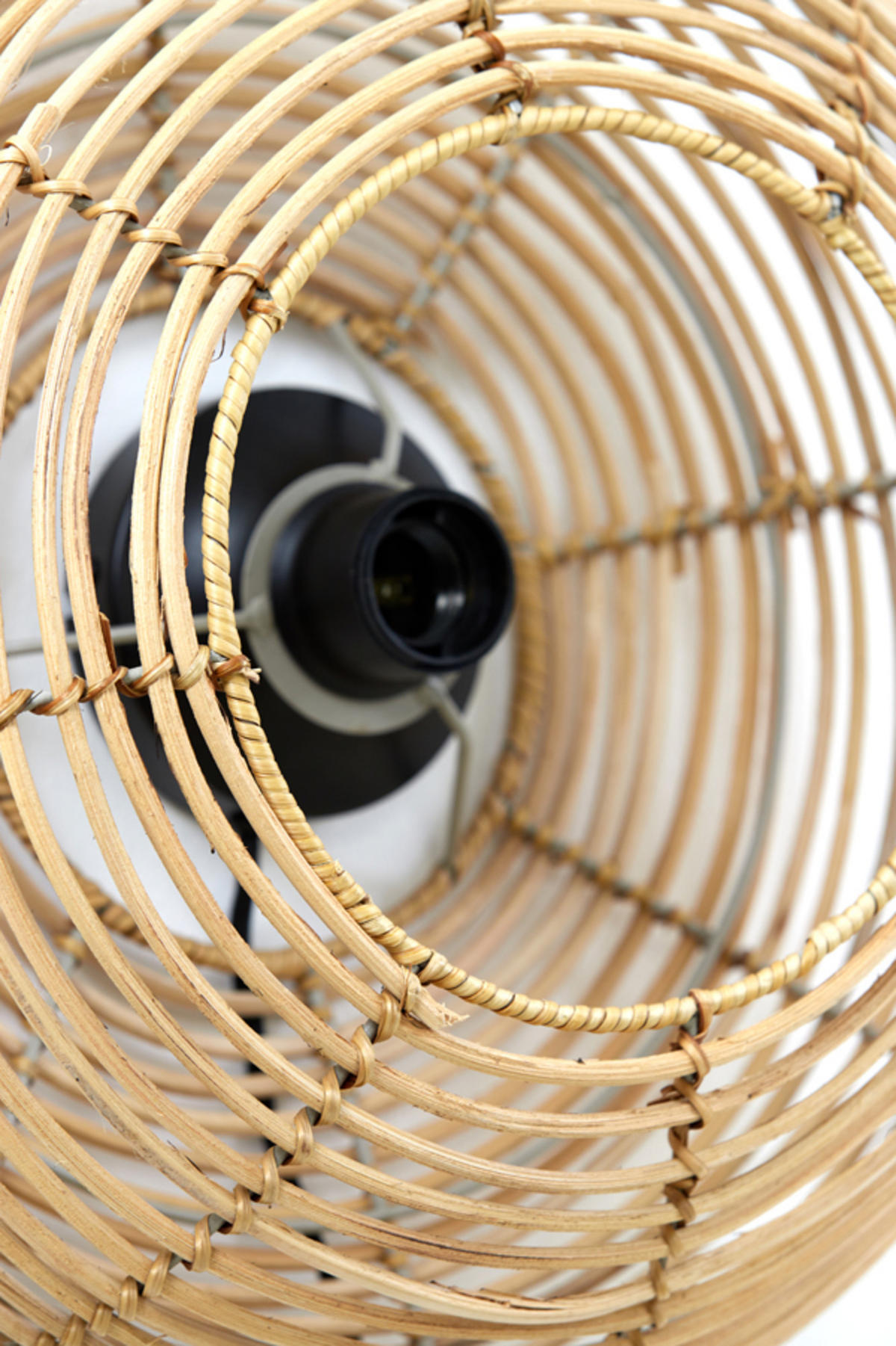 WANDLEUCHTE Milan Braun Ø40/15 cm - Braun, Holz (40/15/40cm) - Light & Living