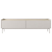 TV-LOWBOARD Liwelo Greige 181 cm - Taupe, Holzwerkstoff/Metall (181/50.2/38cm) - Selsey