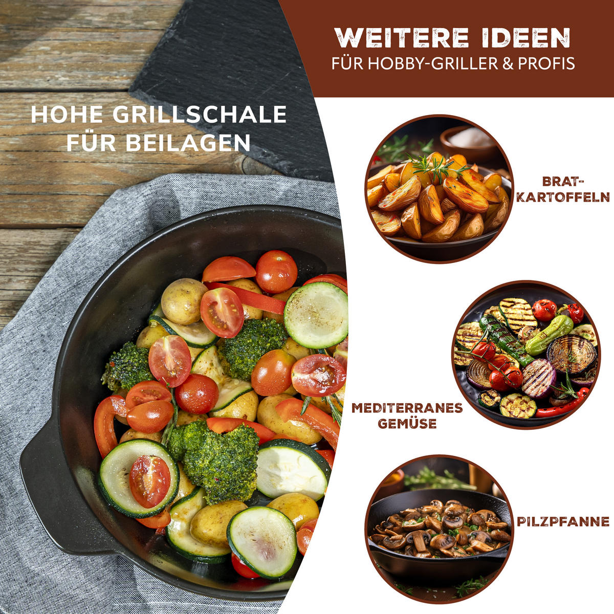 HÄHNCHENBRÄTER 2er-Set, schwarz, Steingut - Schwarz, Keramik (30.5/7.5/25cm) - bremermann