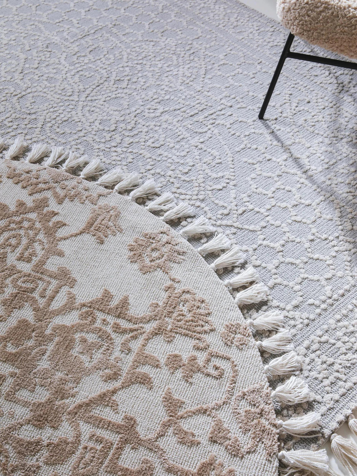 TEPPICH Elias Grau 200x300 cm - Grau, Textil (200/300cm) - benuta Nest