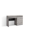 KONSOLENTISCH mit Schubladen, zementgrau, 127/35/75 cm - Grau, Holzwerkstoff (127/35/75cm) - Skraut Home