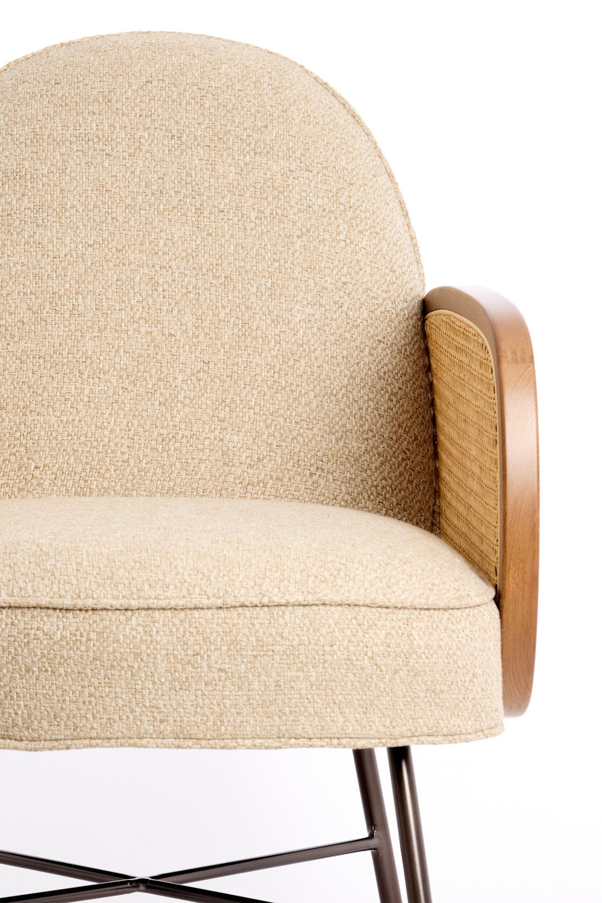 SESSEL Fienne Braun 81/60/79 cm - Braun, Metall (60/79/81cm) - Light & Living