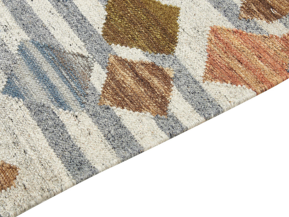 KELIM-TEPPICH Kasakh 230/160 cm - Multicolor, Textil (160/230cm) - Beliani