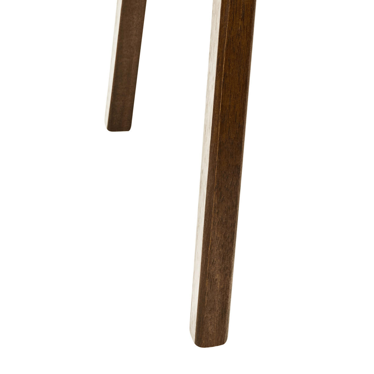 ESSZIMMERSTUHL 2er-Set Hellbeige Cynthiana - Beige/Braun, Holz (47/77/55cm) - Beliani