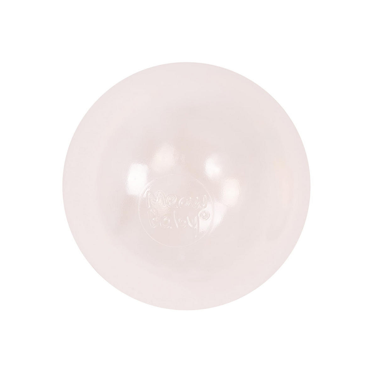 BÄLLE für Bällebad, Kinder Spielbälle, Plastikbälle 50 pcs.: Transparent - Transparent, Textil (7/7/7cm) - MeowBaby