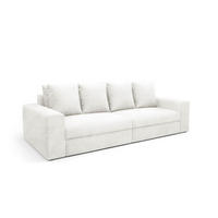 SOFA Paola 3 Sitzplätze Weiß - Weiß, Holz (272/86/120cm) - Petits-meubles
